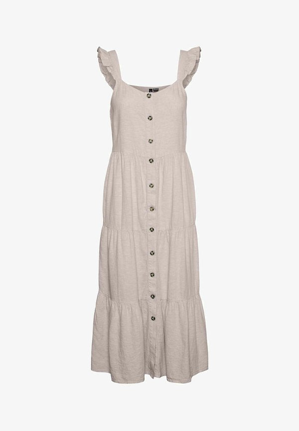 Vero Moda VMLINN Midi - Shirt dress - moon rock