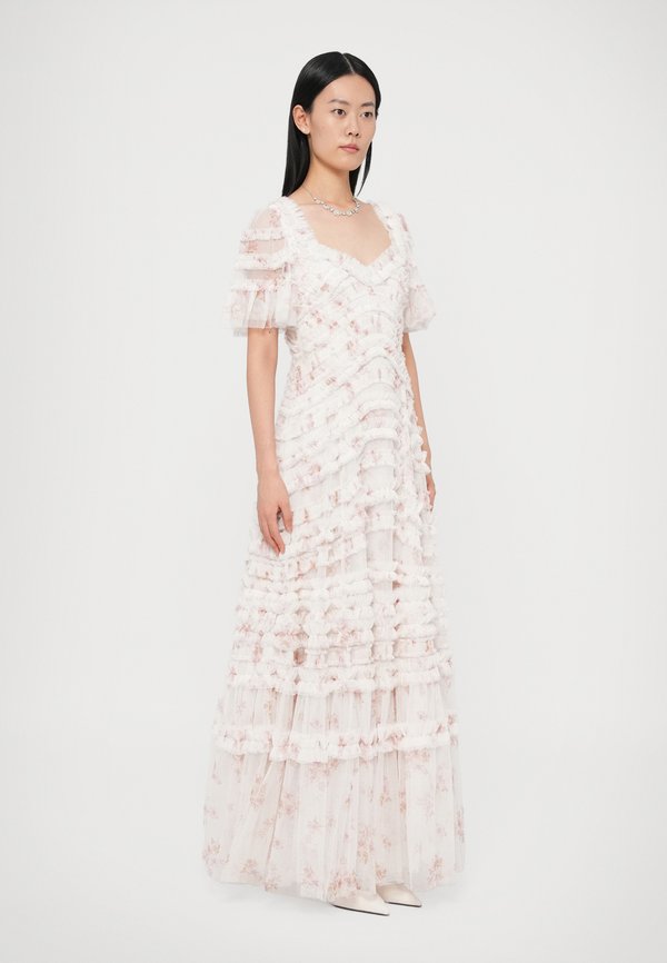 Needle & Thread MAGNOLIA DITSY AMARA RUFFLE GOWN