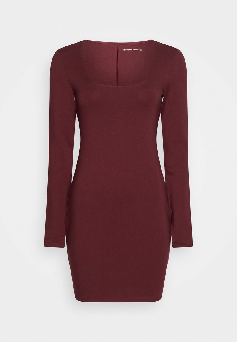 SPLIT CUFF PONTE SHORT DRESS - Abercrombie & Fitch - View 1
