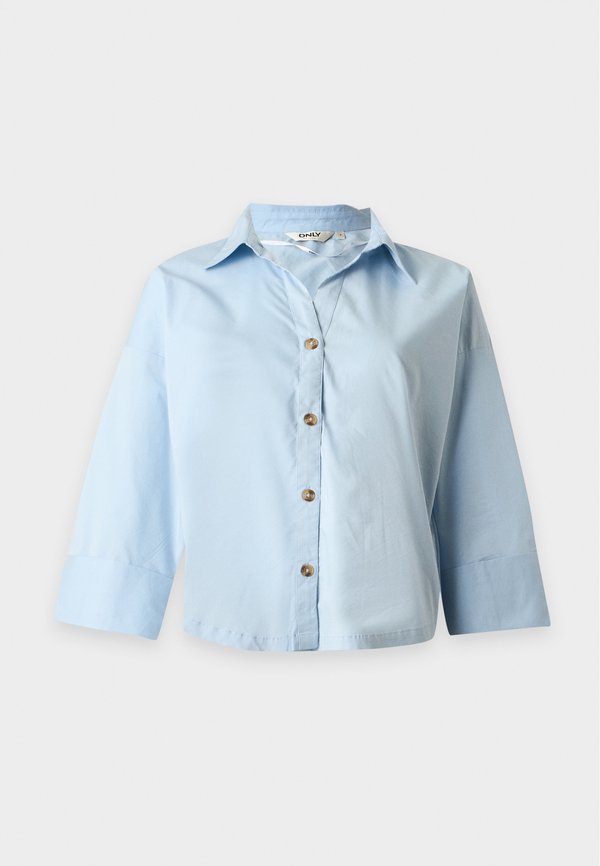 ONLY ONLSAKI BERSA SHIRT - Button-down blouse - cashmere blue