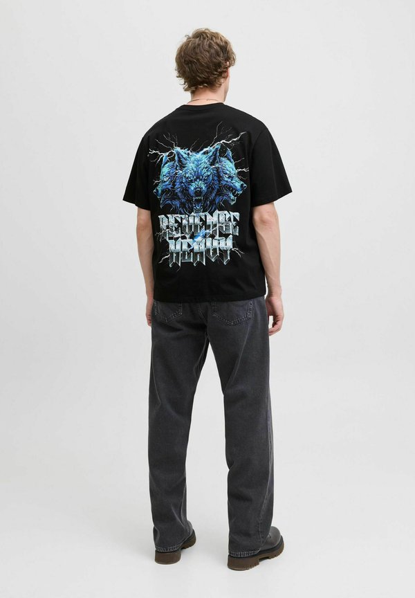 Jack & Jones T- - Print T-shirt - black