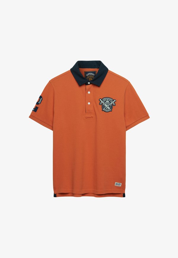 Superdry & Co VINTAGE RUGBY - Polo shirt - prep orange