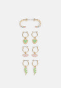 Pieces PCFENA EARRINGS 4 PACK