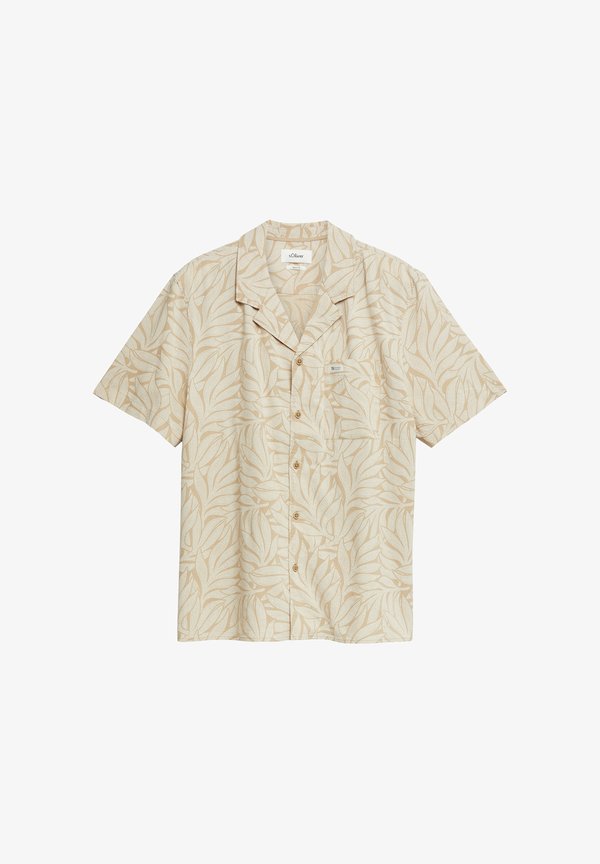 s.Oliver HEMD - Shirt - beige
