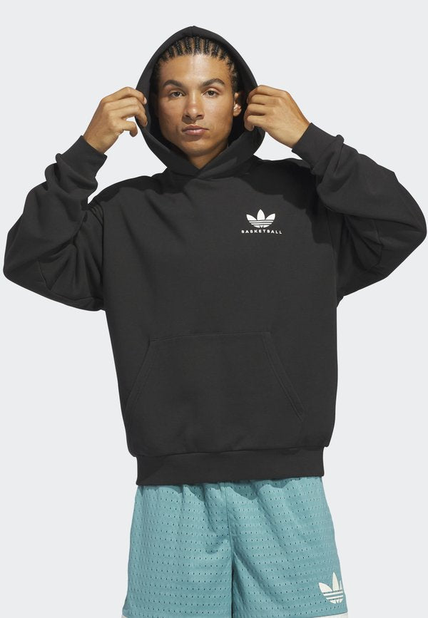 adidas Originals INTERCONHOODIE - Hoodie - black