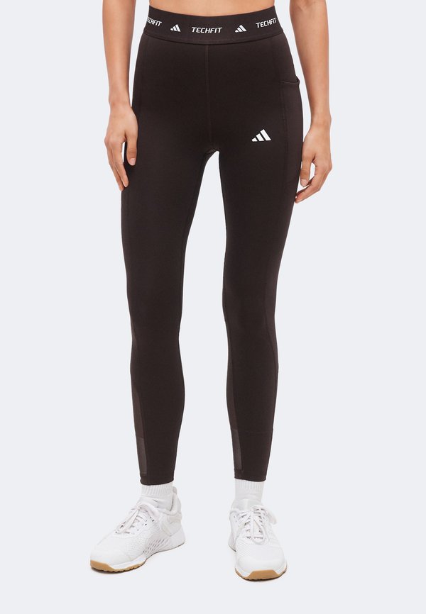adidas Performance STASH POCKET FULL LENGTH LEGGINGS - Leggings - aurora coffee