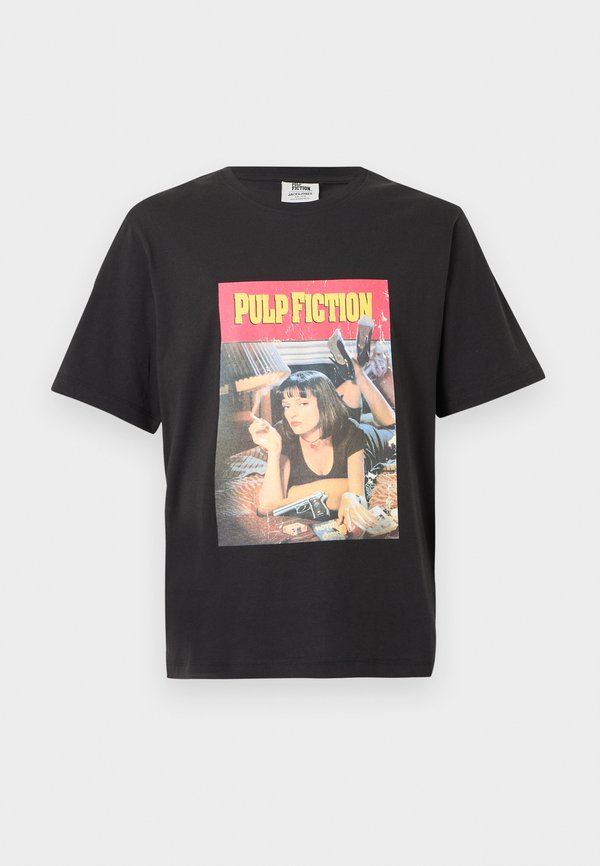 Jack & Jones JORPULP FICTION TEE CREW NECK - Print T-shirt - black