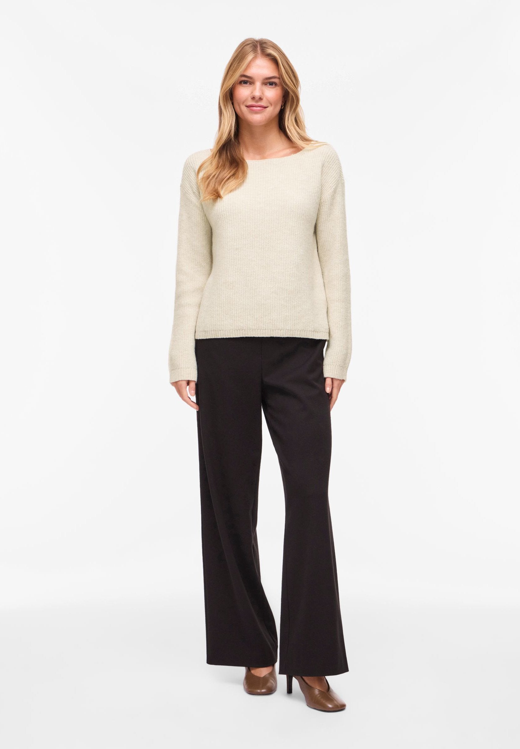 VILA Knitted VIVERIETY Boatneck