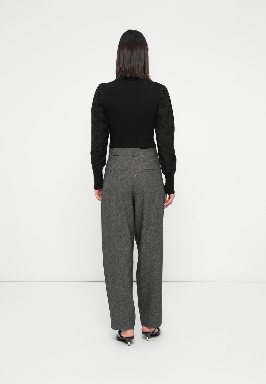 Selected Barrel fit viscose blend