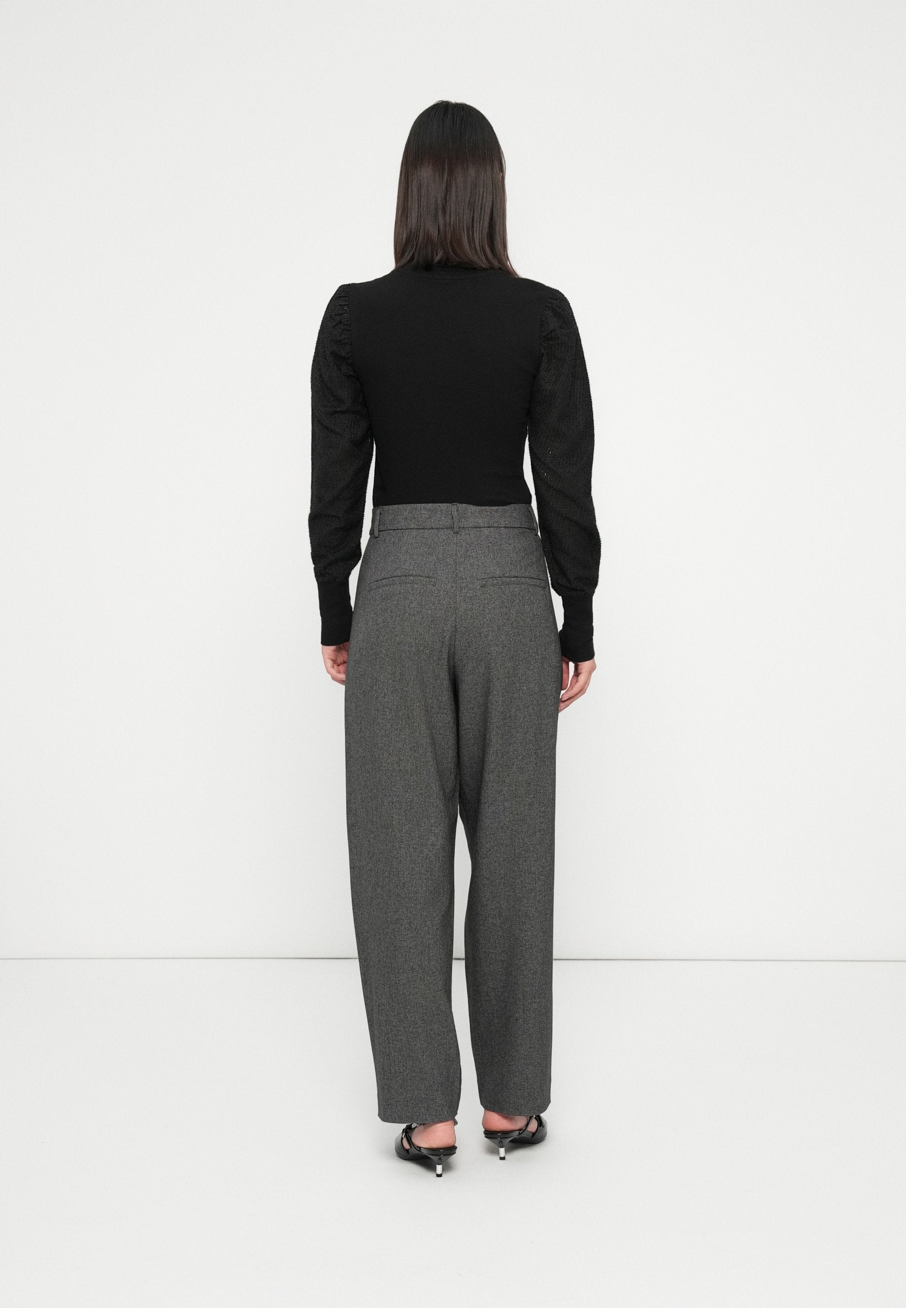 Selected Barrel fit viscose blend