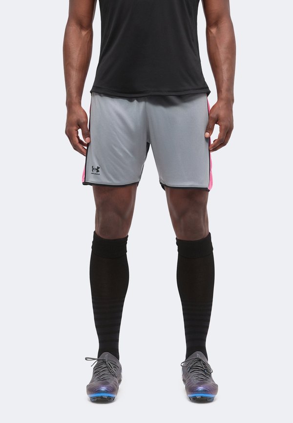 Under Armour CHALLENGER TRAIN - Sports shorts - titan gray/pink frenzy/black