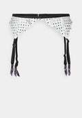 Fleur du Mal EMBROIDERY GARTER BELT
