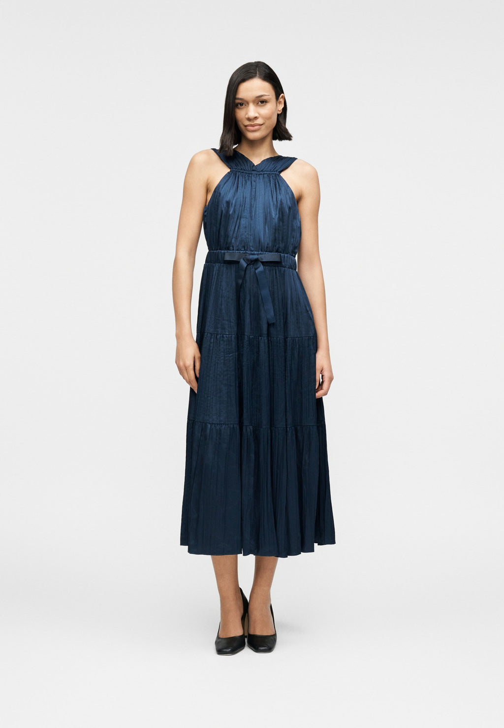 DKNY TIE WAIST DRESS