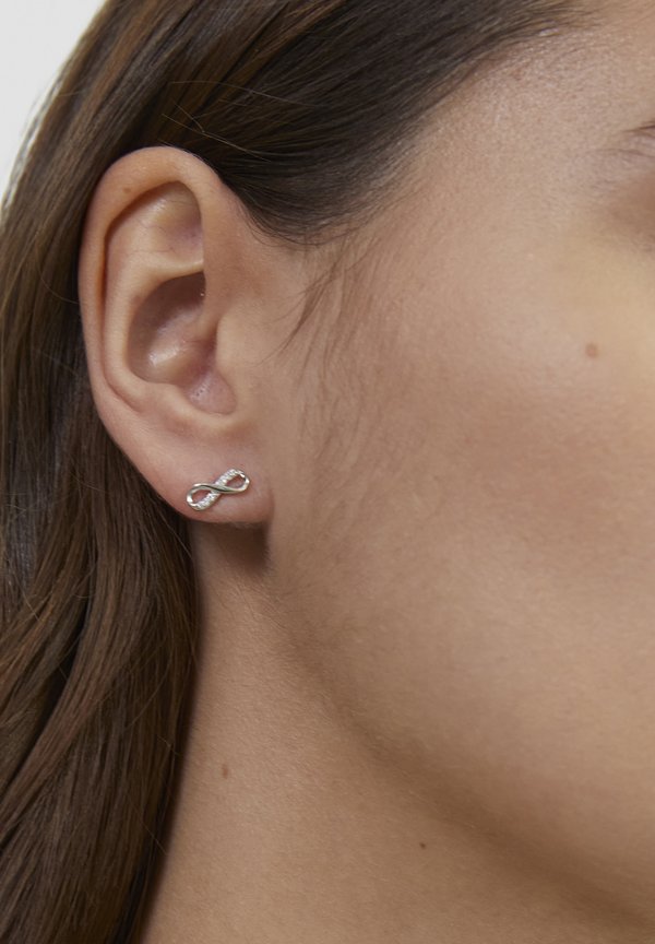 s.Oliver INFINITY - Earrings - silber-coloured