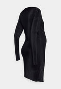 Glamorous Bloom PLISSE MINI DRESS WITH FUNNEL NECK