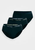 Calvin Klein Underwear HIP BRIEF 3 PACK COTTON STRETCH - Briefs - black/white/blue shadow