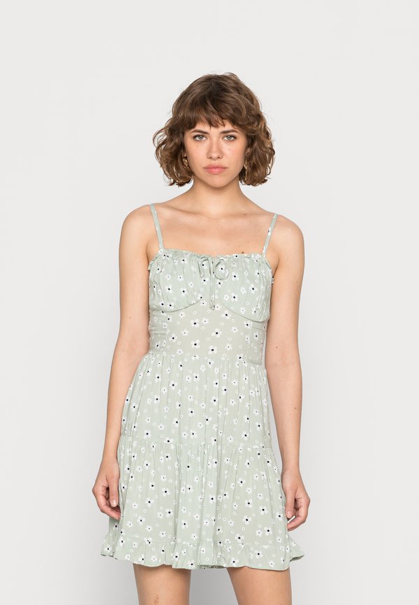 Hollister Co. BARE RUCHED BUST DRESS