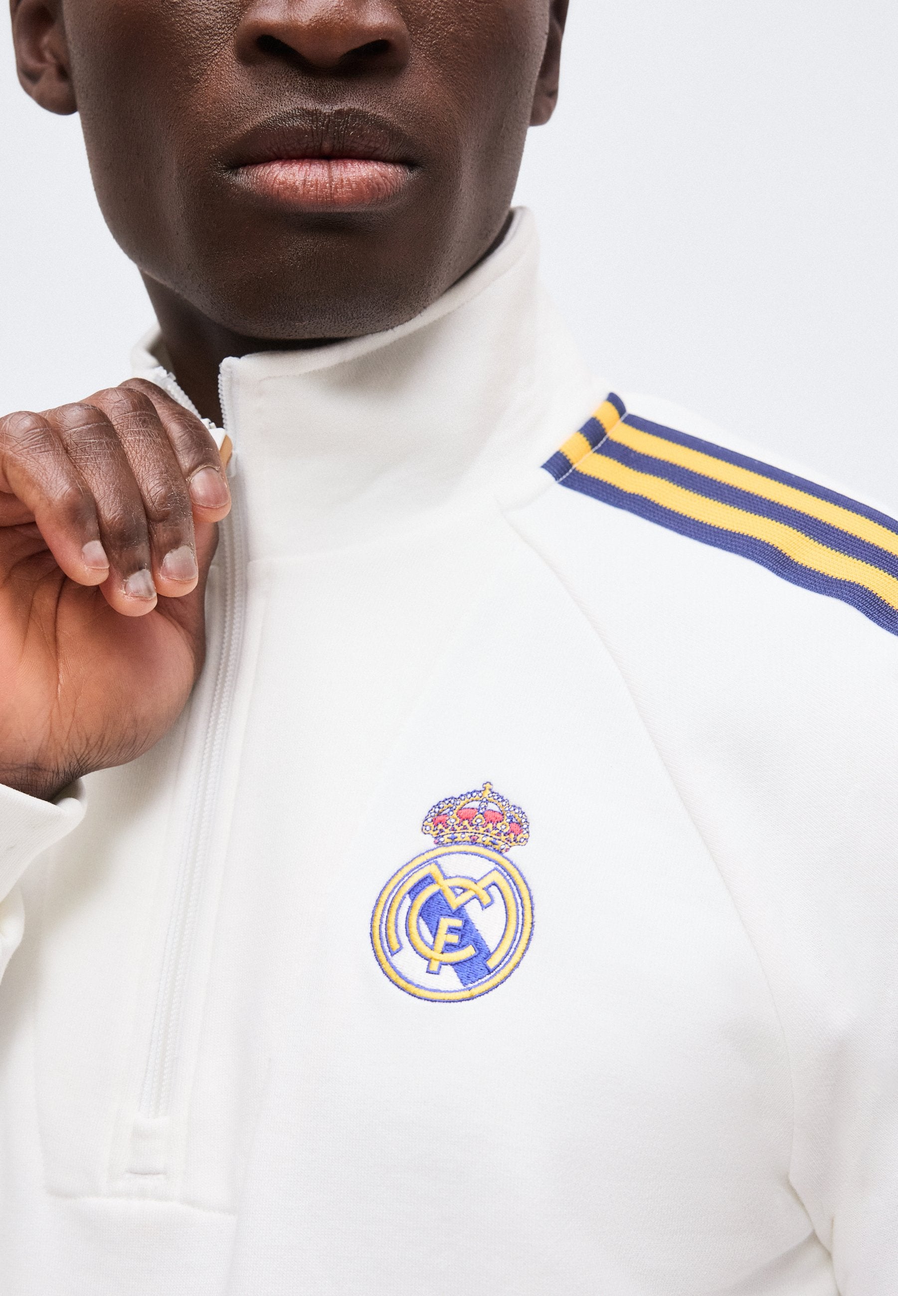 adidas Originals REAL MADRID HALF ZIP