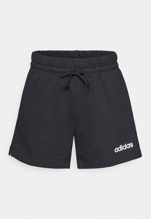 adidas Sportswear ESSENTIALS LINEAR SHORTS - Sports shorts - black/white