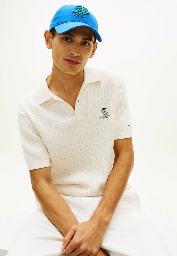 Tommy Hilfiger TH SCRIPT SOFT 6 PANEL CAP UNISEX - Cap - blue orbit