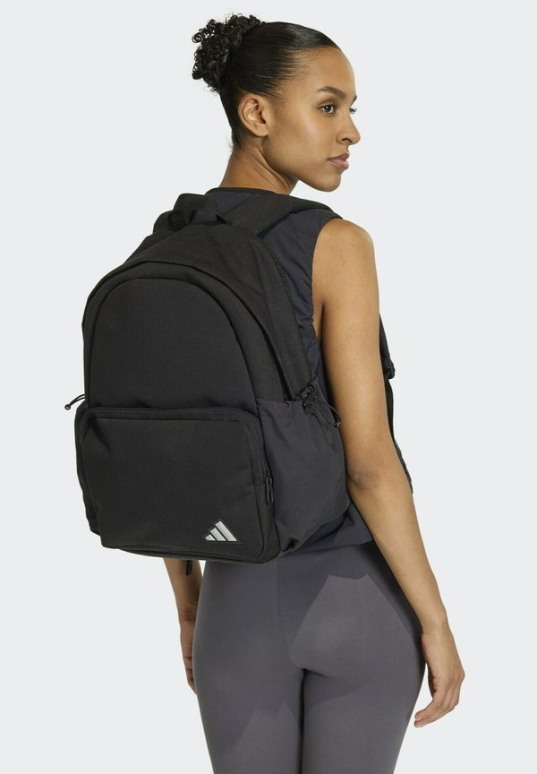 adidas Performance ESSENTIALS BACK TO SCHOOL TOP - Rucksack - black /silver metallic