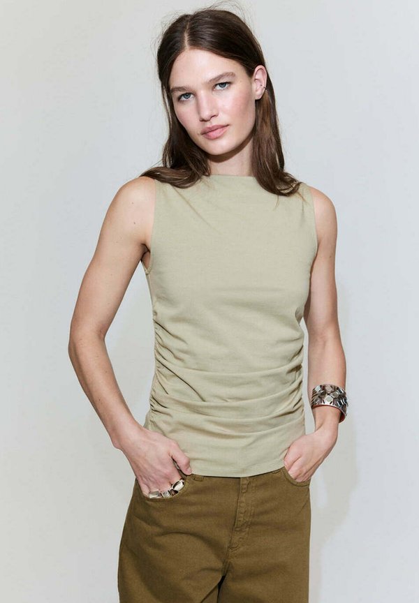 Mango ADULT - Blouse - khaki