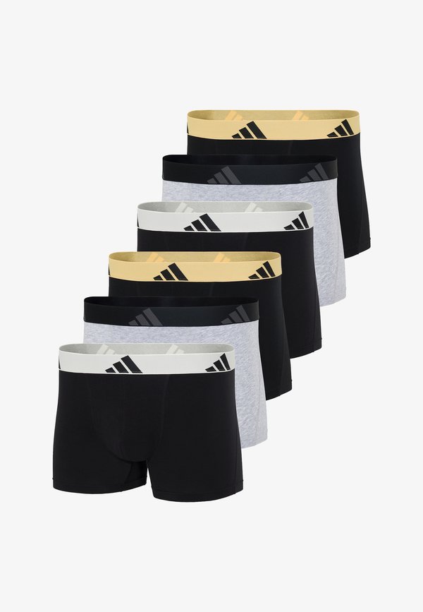 adidas Sportswear 6-PACK - Trunks - schwarz/hellgrau