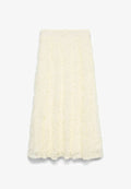 Vero Moda AWBLAKELY High waist Long - Maxi skirt - pistachio shell