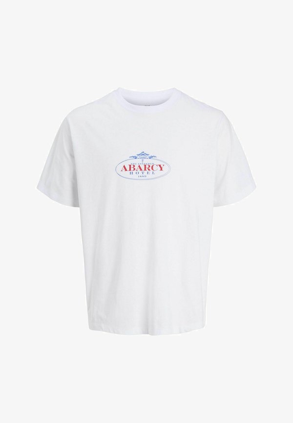 Jack & Jones T- - Print T-shirt - bright white