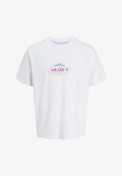Jack & Jones T- - Print T-shirt - bright white
