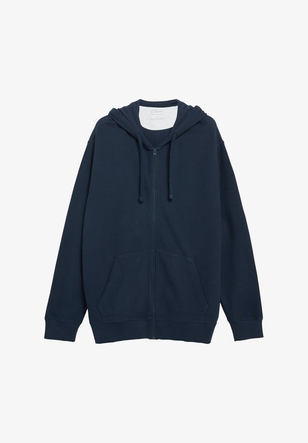 s.Oliver SWEATSHIRT JACKE - Zip-up sweatshirt - navy