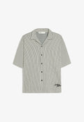 Bershka SHORT SLEEVE BOXY FIT - PRINT SHIRT - Shirt - royal blue