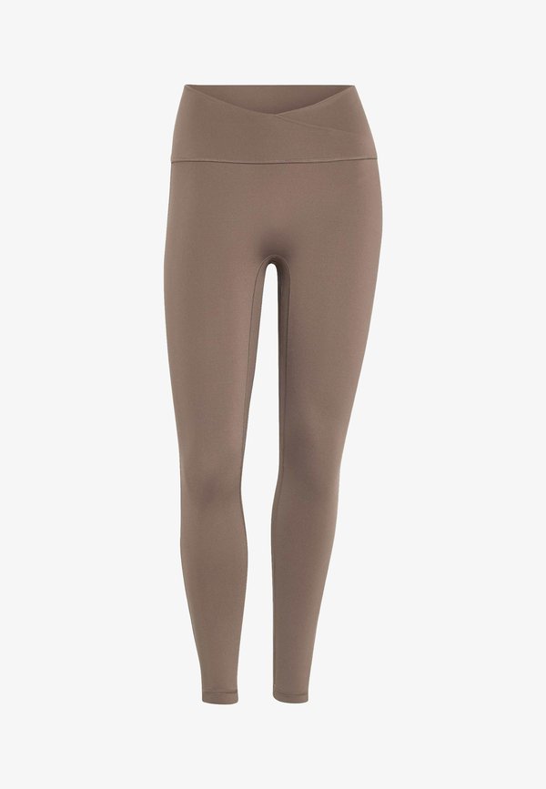 adidas Performance 3 STRIPES STUDIO ALL ME 7/8 X-OVER LEGGINGS - Leggings - earth strata