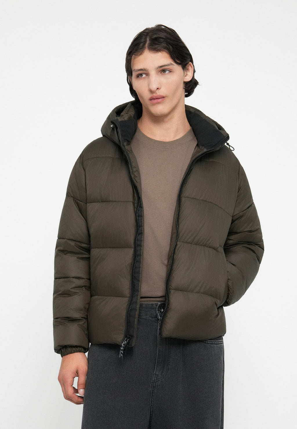 Abercrombie & Fitch AIRCLOUD HOODED PUFFER