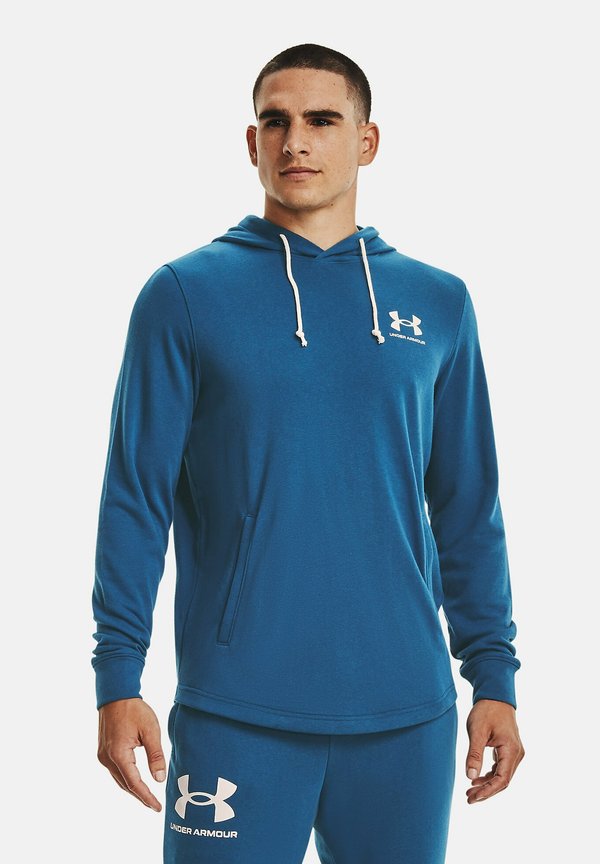 Under Armour RIVAL TERRY  - Hoodie - dark blue