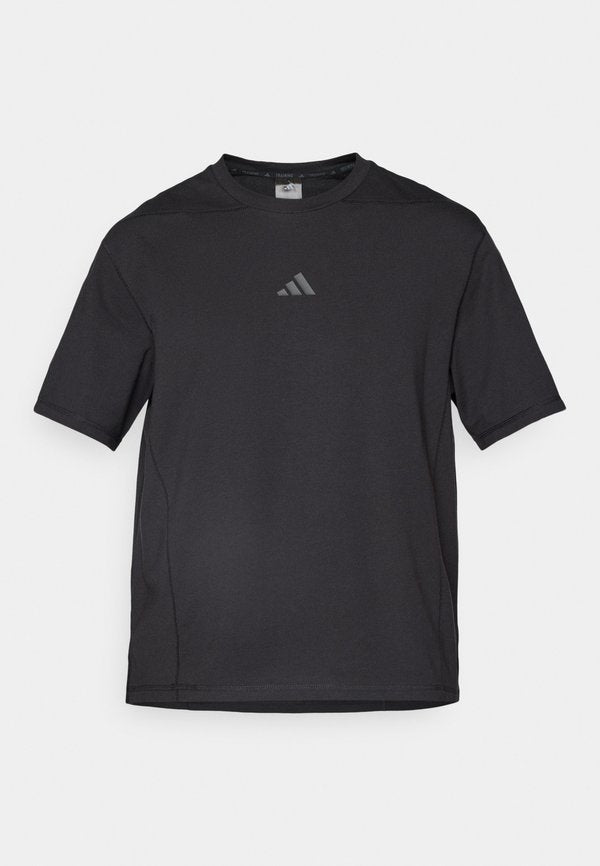 adidas Performance D4T WORKOUT FRENCH TERRY - Basic T-shirt - black