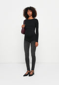 MAMALICIOUS Slim fit maternity Mid waist