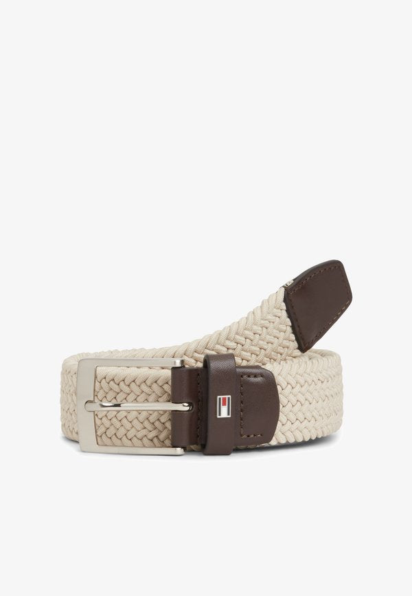 Tommy Hilfiger ADAN - Braided belt - classic beige