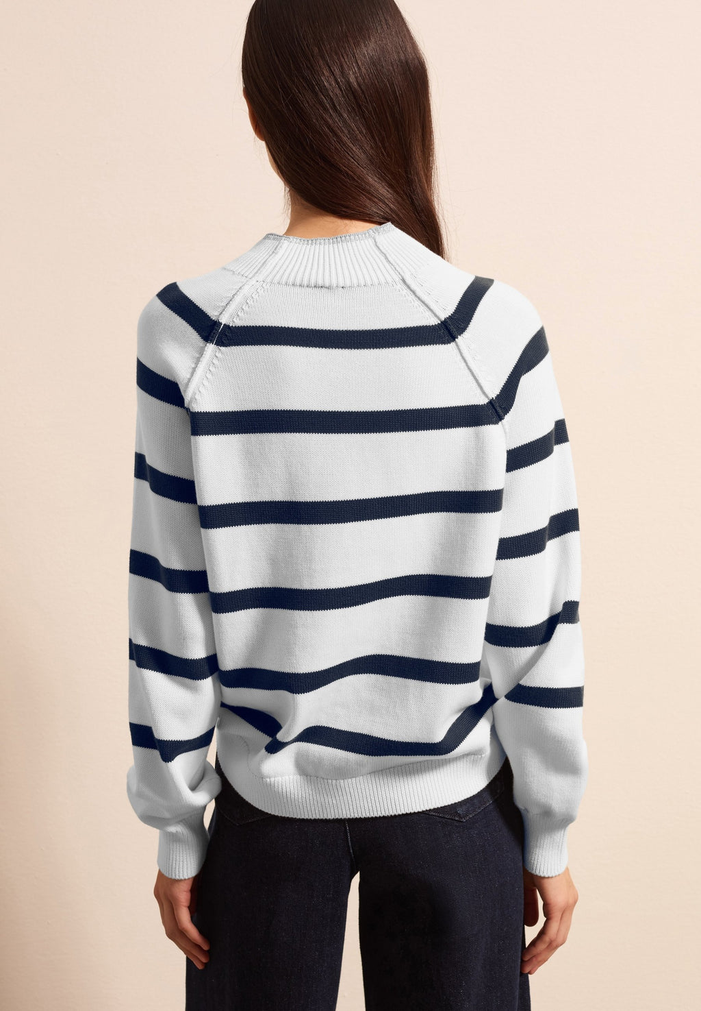 Stefanel STRIPED WITH MOCK NECK