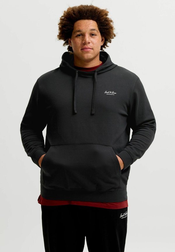 Jack & Jones JJEARCHIVE GRAPHIC SWEAT HOOD SN PLS - Hoodie - black
