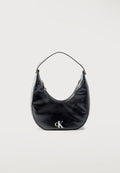 Calvin Klein BUCKLE CONVERTIBLE - Handbag - black