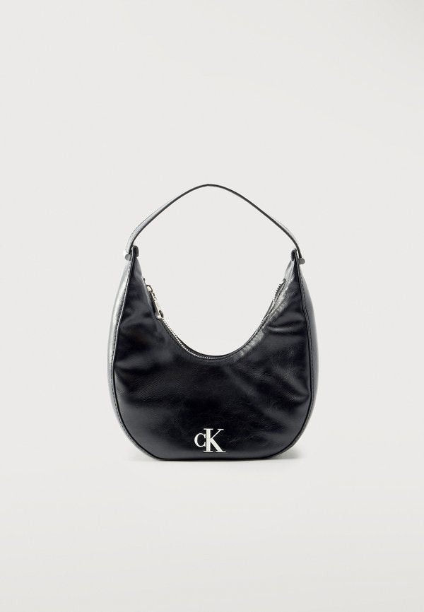 Calvin Klein BUCKLE CONVERTIBLE - Handbag - black