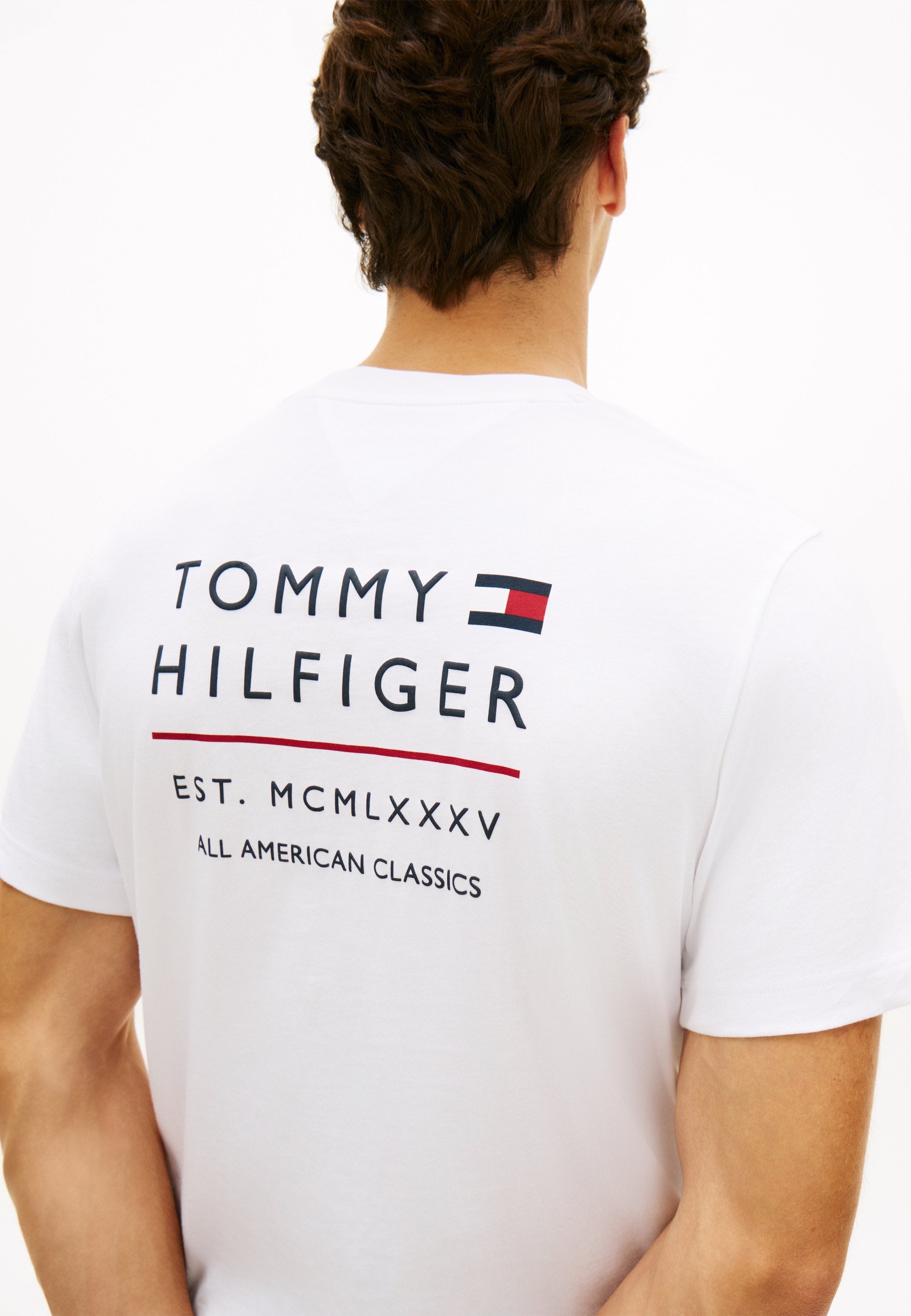 LOGO EMBROIDERY JERSEY CREW NECK T-SHIRT Media 5