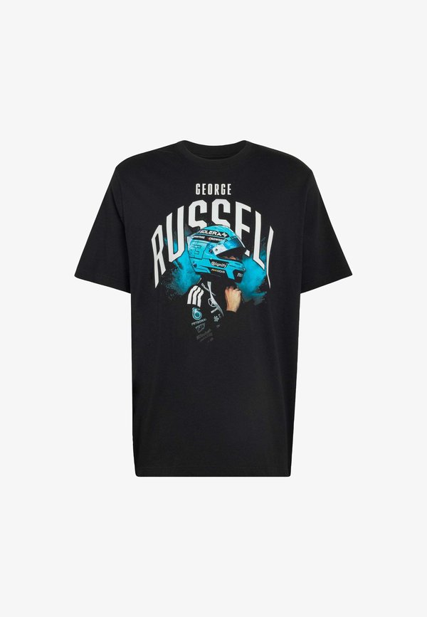 adidas Performance MERCEDES - AMG PETRONAS FORMULA 1 TEAM GEORGE RUSSELL - Print T-shirt - black