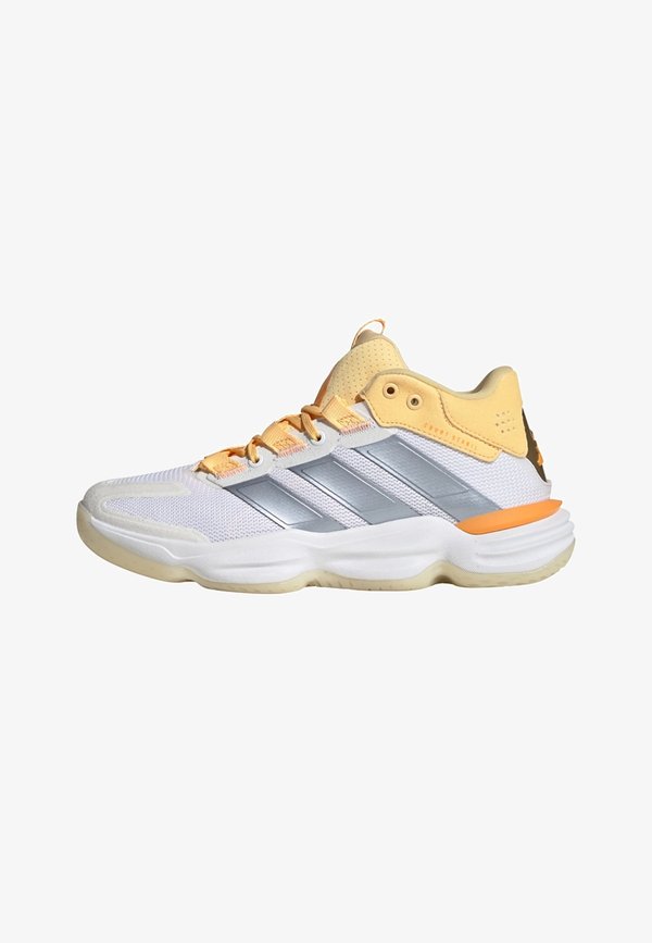 adidas Performance ADIDAS PERFORMANCE COURT STABIL INDOOR SHOES - Volleyball shoes - cloud white   crystal sky   ice tangerine