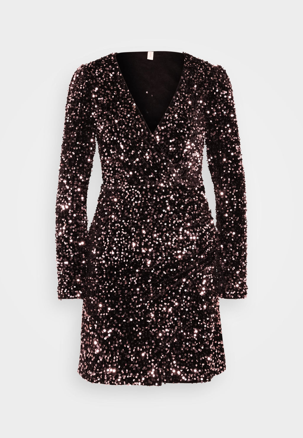ONLANIKA WRAP SEQUIN SHORT DRESS Media 1