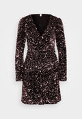 ONLANIKA WRAP SEQUIN SHORT DRESS Media 1