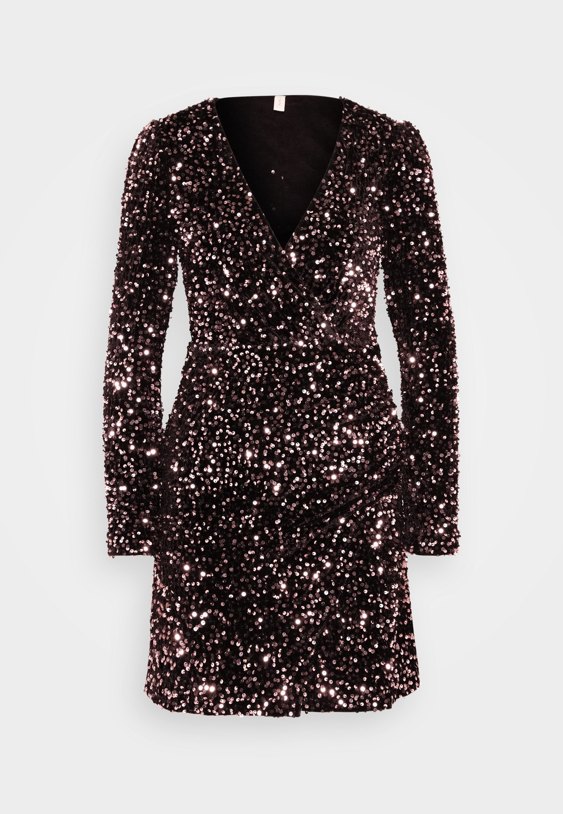 ONLANIKA WRAP SEQUIN SHORT DRESS Media 1