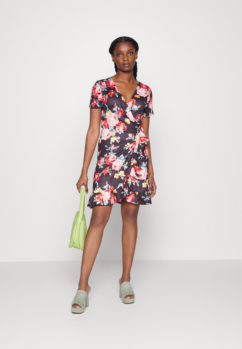 VILA Petite VITASJA WRAP DRESS