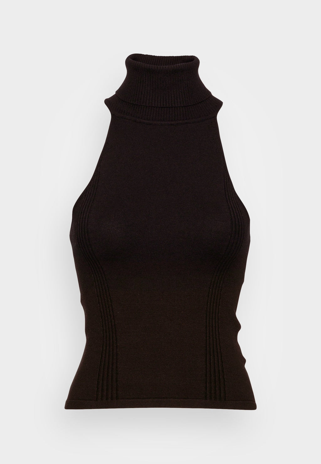 Good American ANGLED RIB HALTER